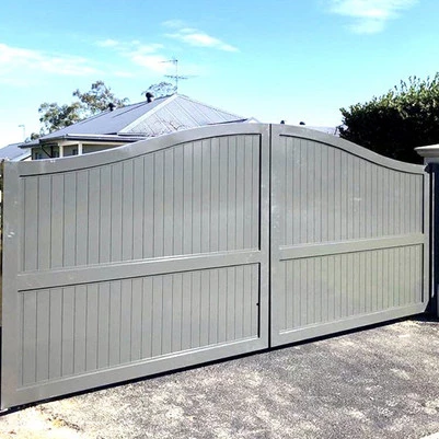 Big Swing Telescopic Gate Installed